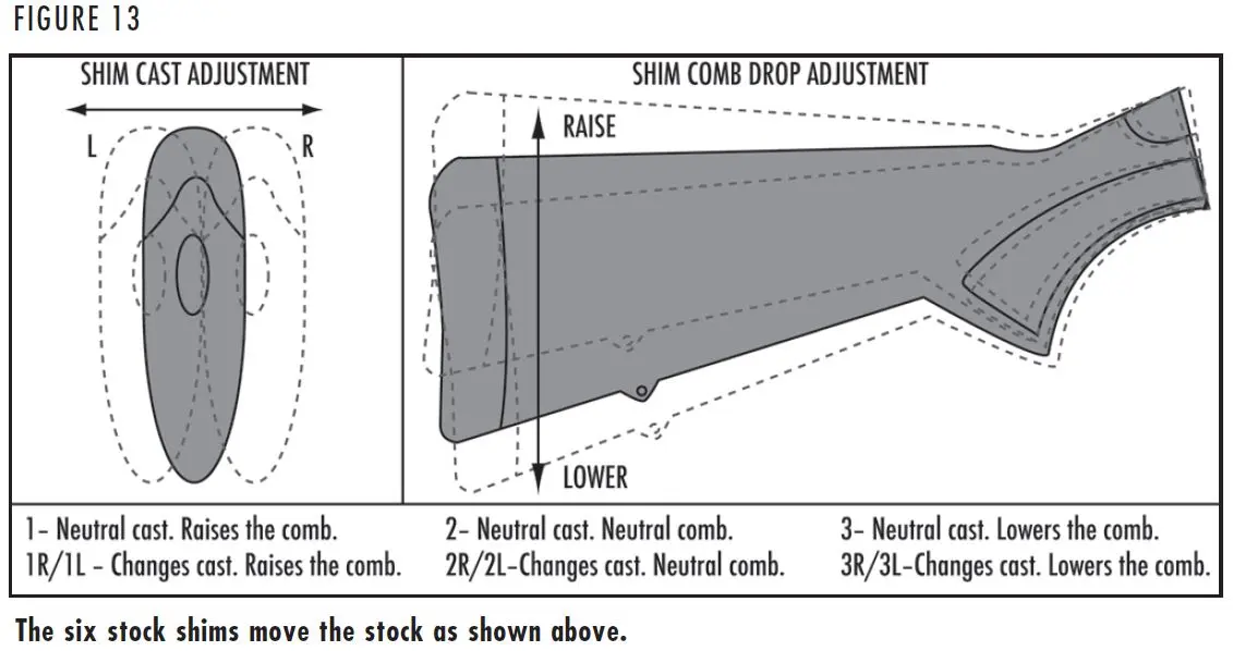 BAR MK 3 Rifle Shim Adjustment Figure 13