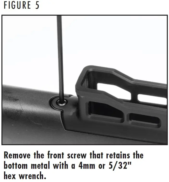 Trigger Adjustment Screw Figure 5