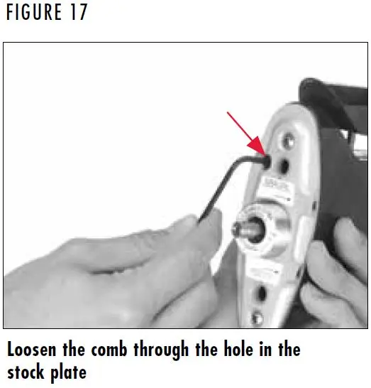 BT-99 Loosening the Comb Figure 17