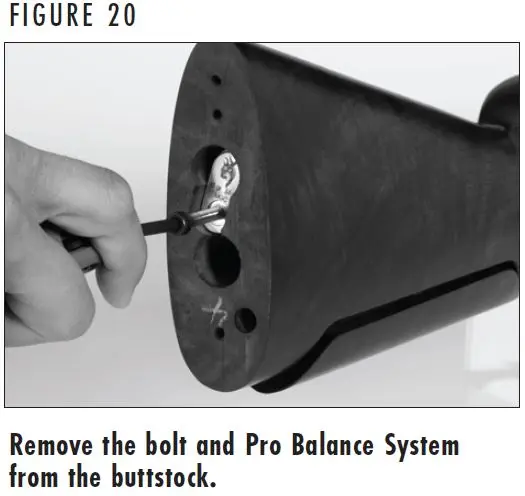 Citori 825 Shotgun Removing Pro Balance System Figure 20