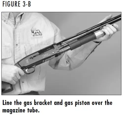 Browning Gold Fusion Reassemble Gas System Figure 3B