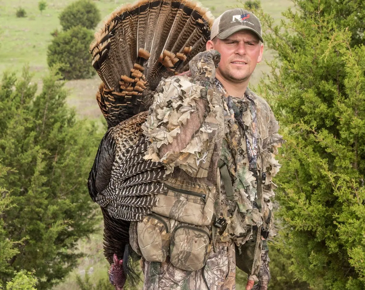 Anthony with turkey