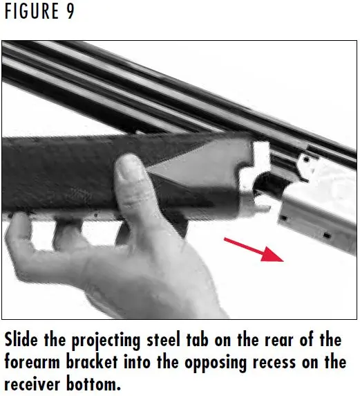 Citori 725 Shotgun Forearm Assembly Figure 9