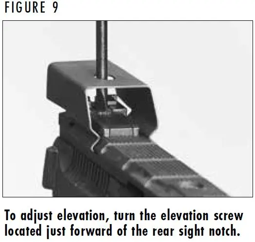 Elevation Screw Adjustment Figure 9