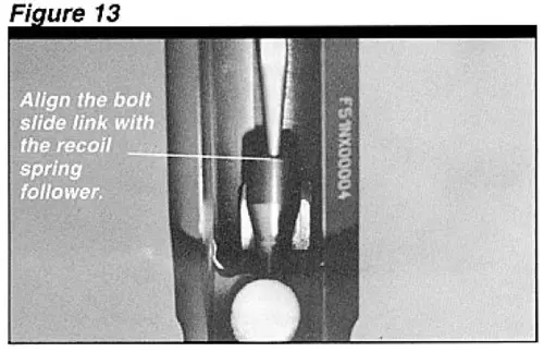 Gold 12 & 20 Gauge Shotgun Reinstalling Bolt Figure 13