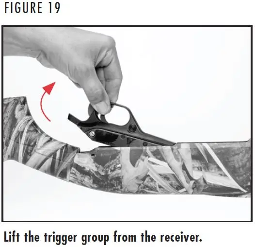 Gold Light 10 Shotgun Trigger Group Figure 19