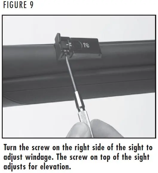 BAR Sight Adjustment Figure 9