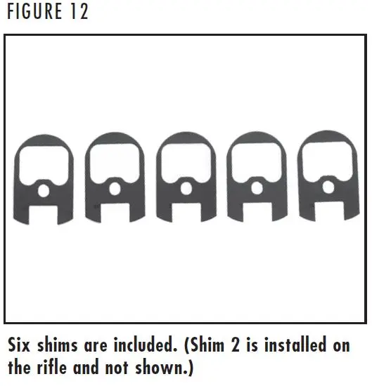 BAR MK 3 Rifle Shims Figure 12