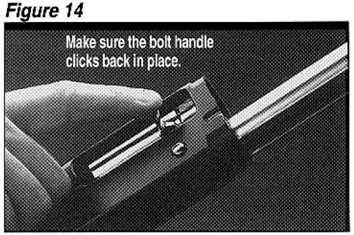 Gold 12 Gauge 3 1/2 Shotgun Reinstalling Bolt Assembly Figure 14