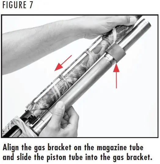 Gold Light 10 Shotgun Gas Bracket Reassembly Figure 7