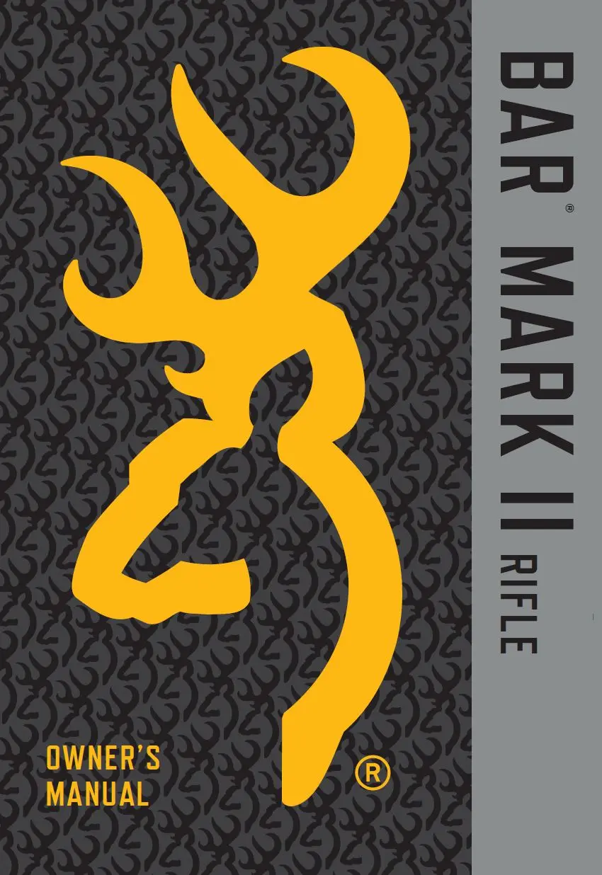 BAR Rifle Owner's Manual Cover