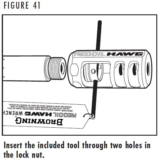 X-Bolt 2 Recoil HAWG Removal Figure 41