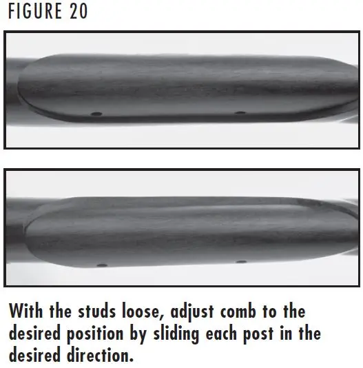 Silver Shotgun Comb Adjustment Figure 20