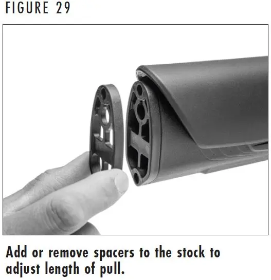 X-Bolt 2 Adding Stock Spacers Figure 29