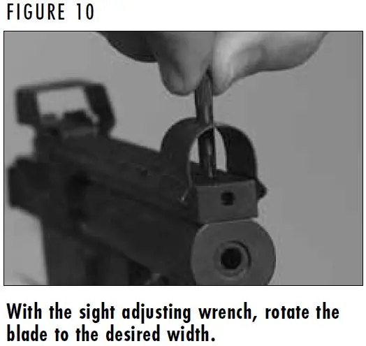 Sight Adjustment Figure 10