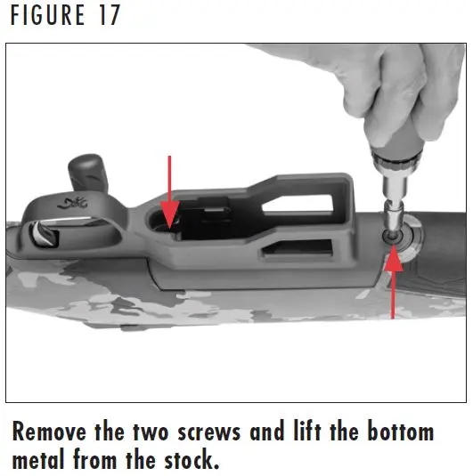 X-Bolt 2 Trigger Group Removal Extended Magazine Figure 16