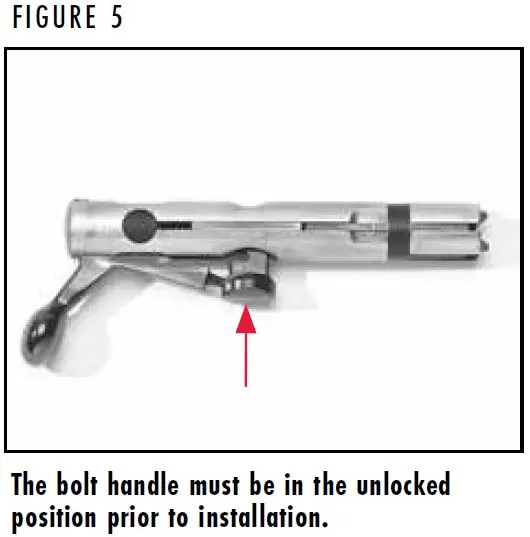 T-Bolt Installing the Bolt Figure 5