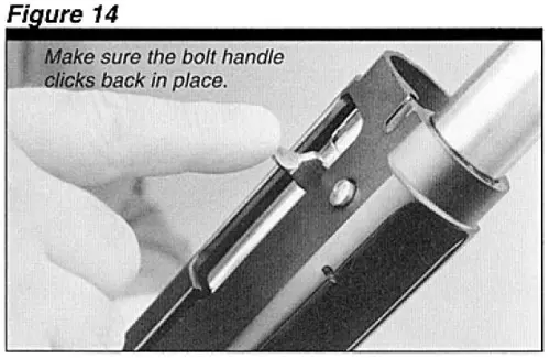 Gold 12 & 20 Gauge Shotgun Reinstalling Bolt Figure 14