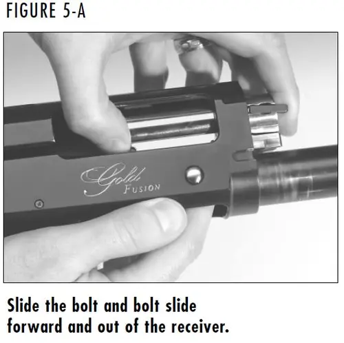 Browning Gold Fusion Removing the Bolt Figure 5A