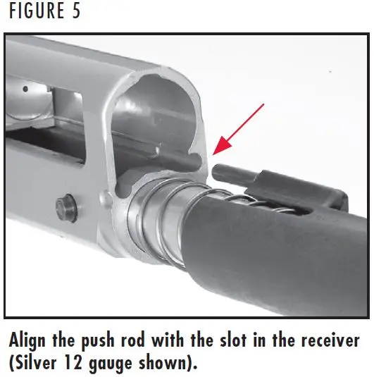 Silver Shotgun Push Rod Slot Figure 5