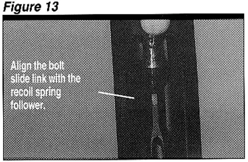 Gold 12 Gauge 3 1/2 Shotgun Reinstalling Bolt Assembly Figure 13