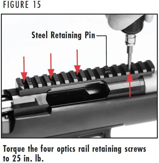 X-Bolt 2 Optics Rail Screws Figure 14