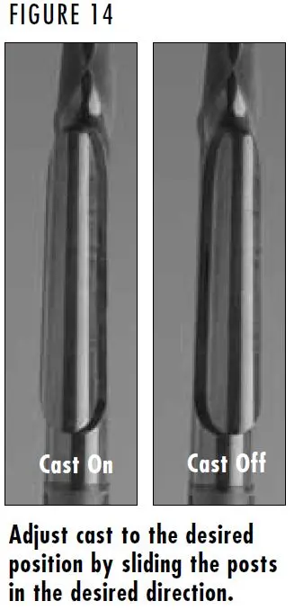 BT-99 Cast Adjustment Positions Figure 14