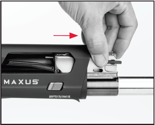 Slide the bolt forward and out of the receiver.