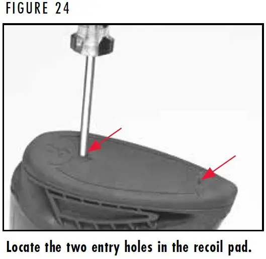 Cynergy Recoil Pad Screws Figure 24