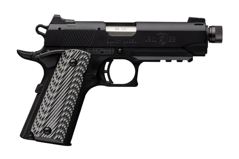 1911-22 Black Label Compact Suppressor Ready with Rail