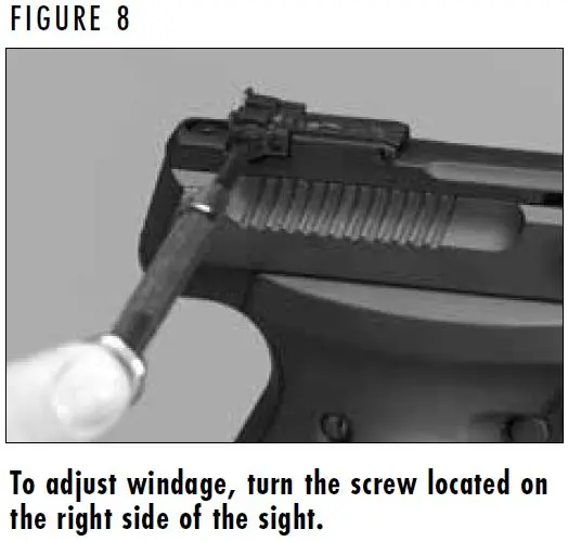 Windage Adjustment Figure 8