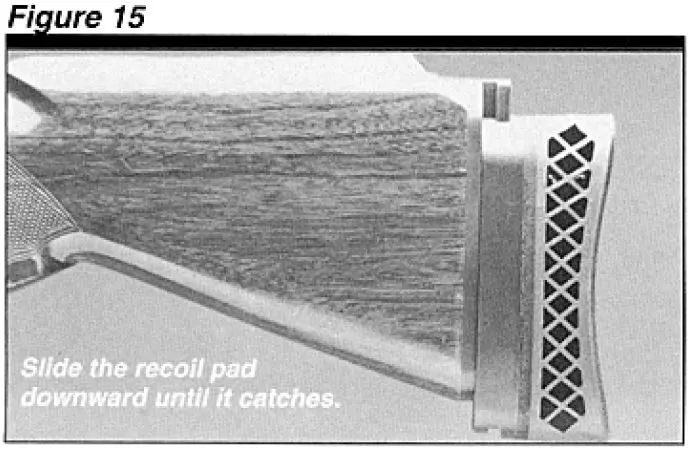 Browning Recoilless Trap Recoil Pad Adjustment Figure 15