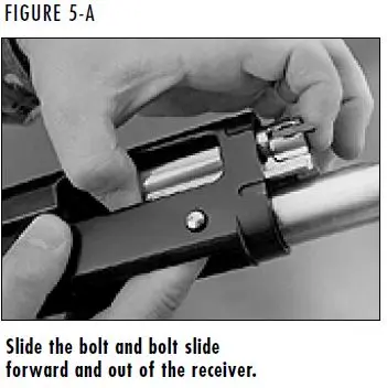 Gold 12 & 20 Gauge Shotgun Removing Bolt Figure 5A