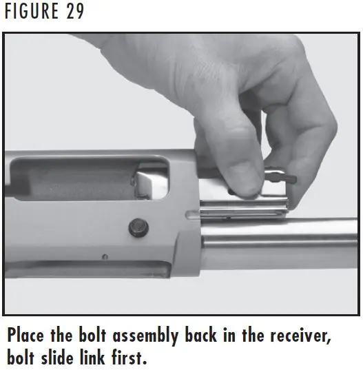 Silver Shotgun Reinstalling the Bolt Assembly Figure 29