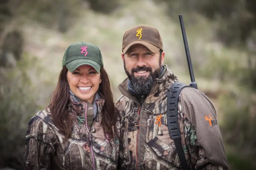 Rick and Julie Kreuter in Browning clothing.