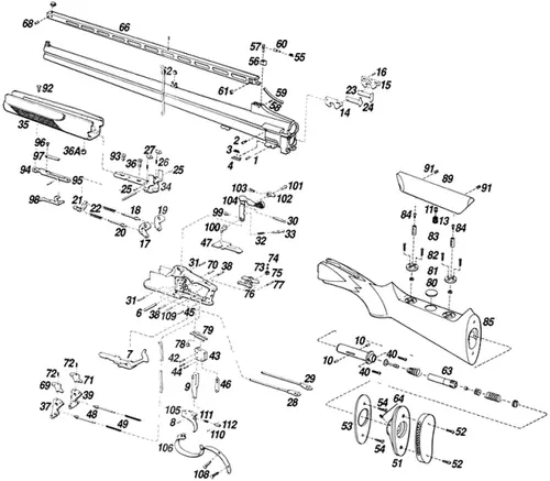 Citori Plus Shotgun Schematics Page Figure 15