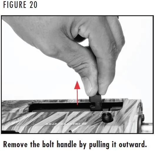 Gold Light 10 Shotgun Removing Bolt Handle Figure 20