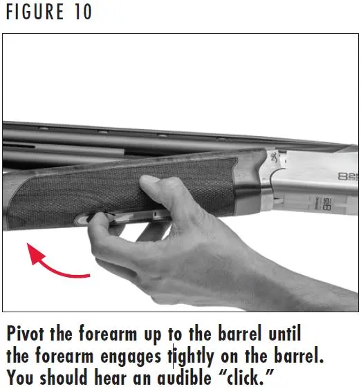 Citori 825 Shotgun Forearm Assembly Figure 10