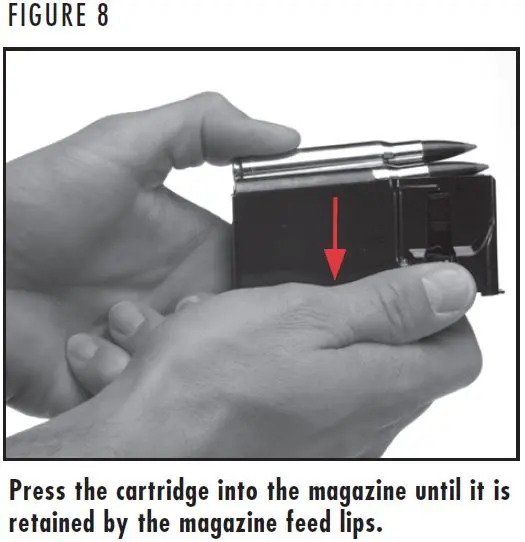 BAR Rifle Loading the Magazine Figure 8