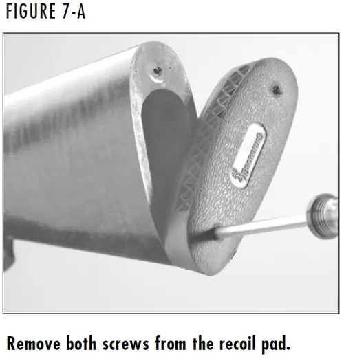 Browning Gold Fusion Recoil Pad Figure 7A