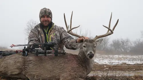 Cole Barthel With Buck Deer