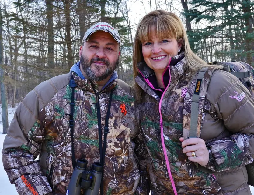 Ralph and Vicki in Browning Clothing